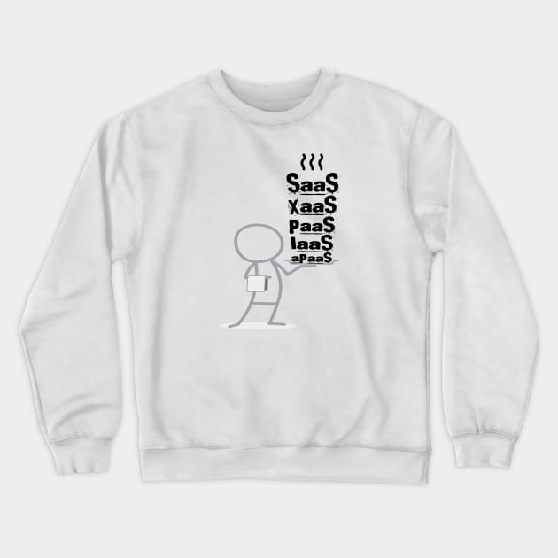 At Your Service Crewneck Sweatshirt by UltraQuirky